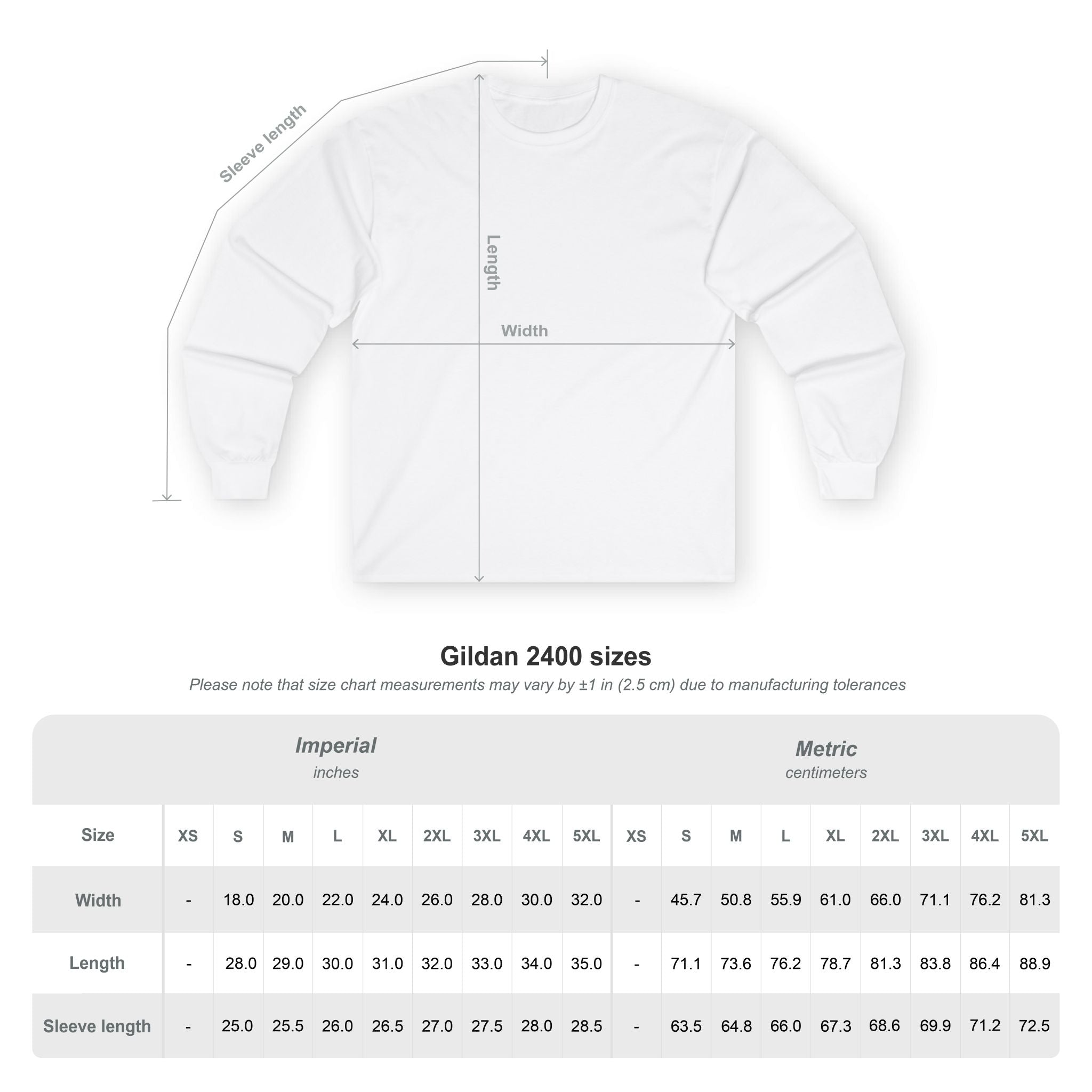 WALK Cotton Long Sleeve Tee