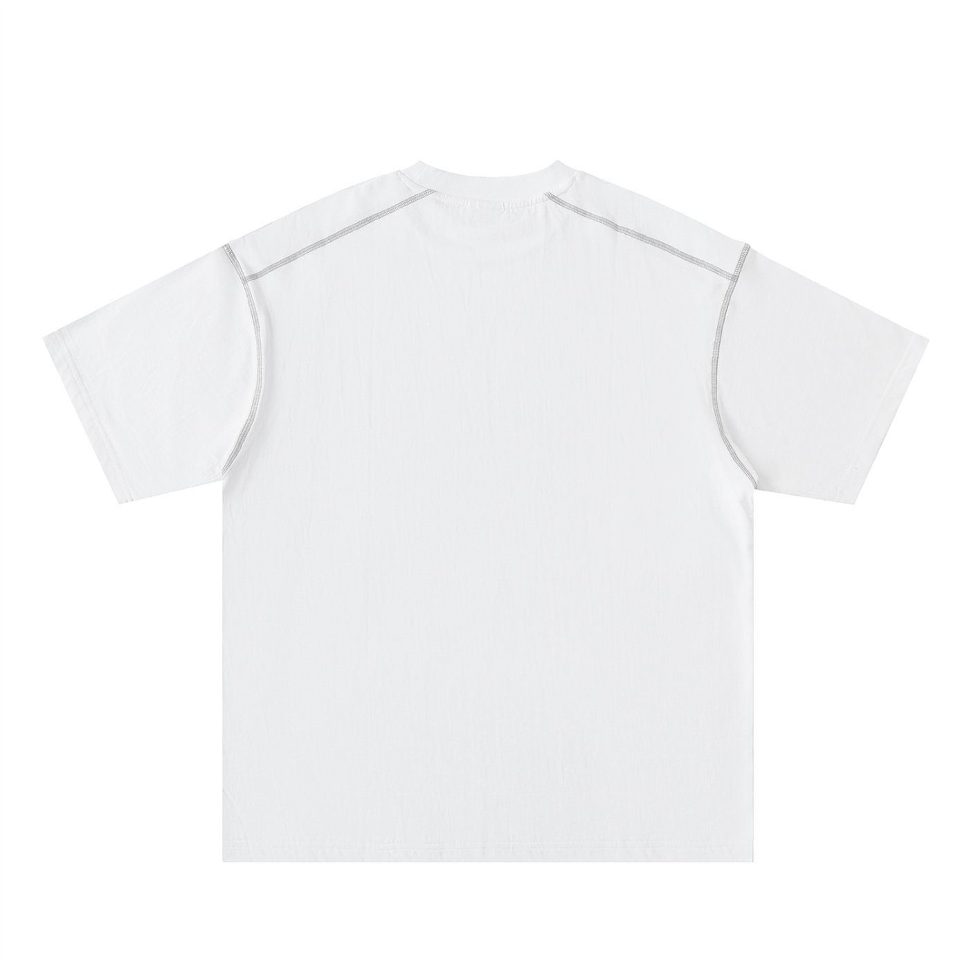 WALK Oversized Contrast-Stitched Cotton Tee