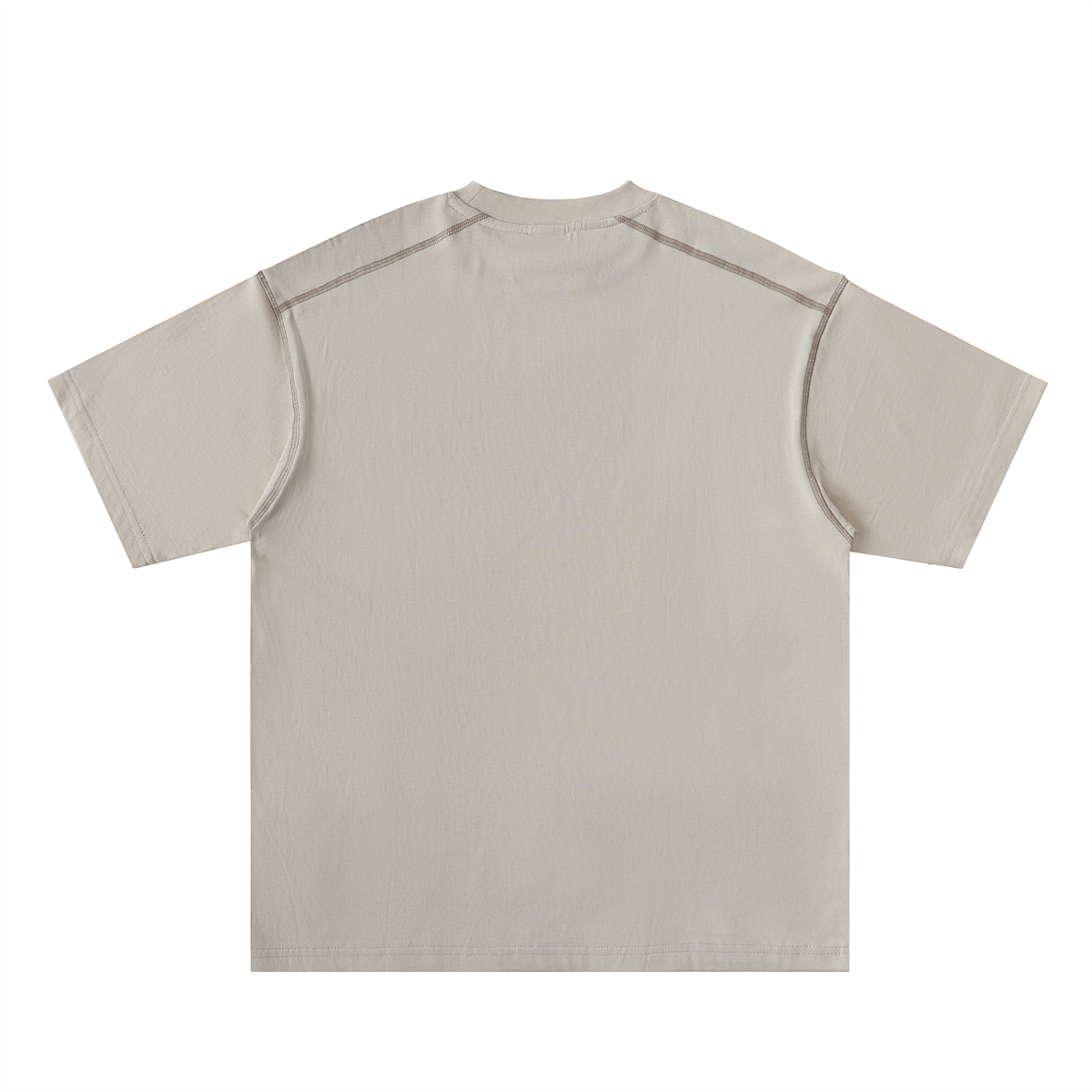 WALK Oversized Contrast-Stitched Cotton Tee