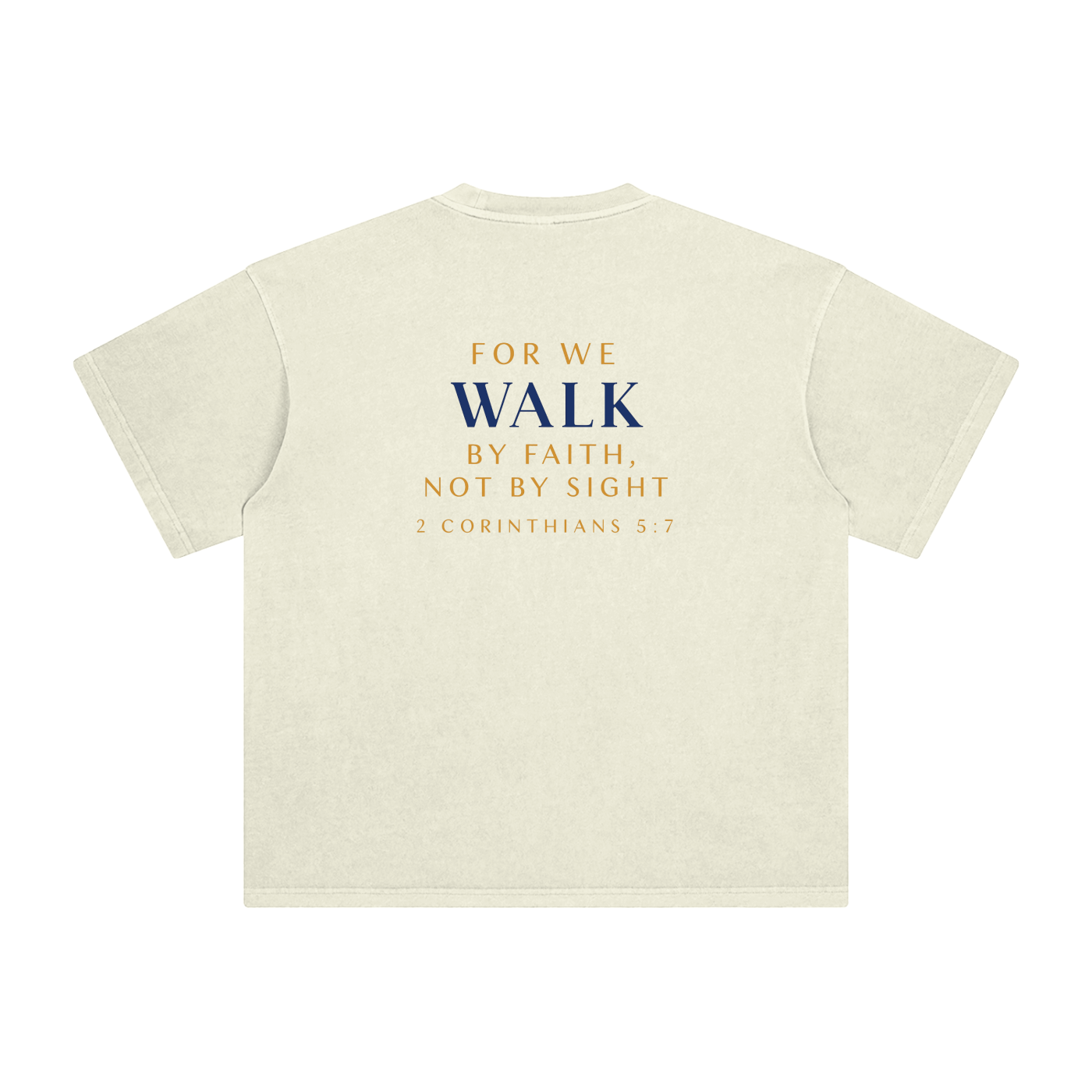 WALK Enzyme Washed T-Shirt