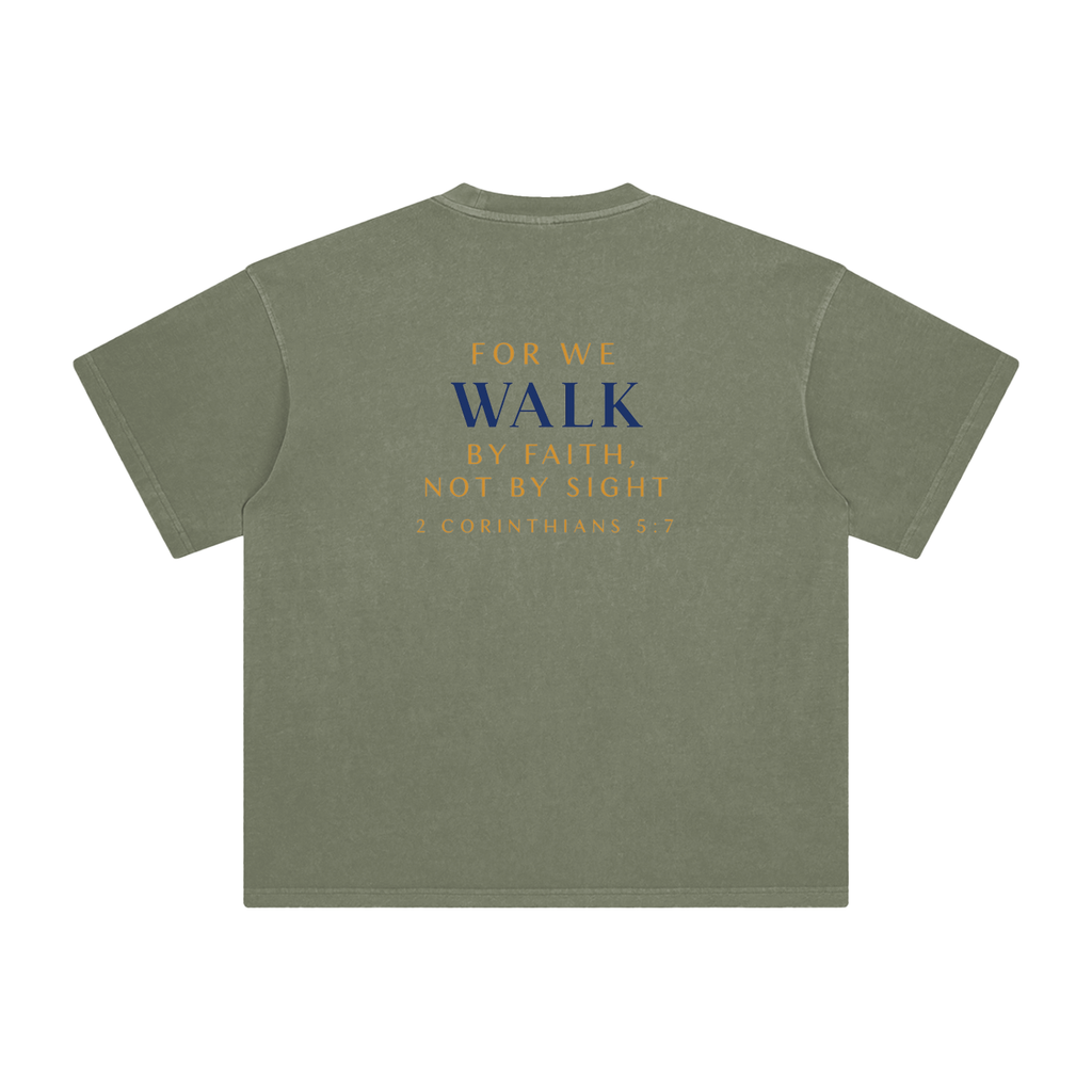 WALK Enzyme Washed T-Shirt