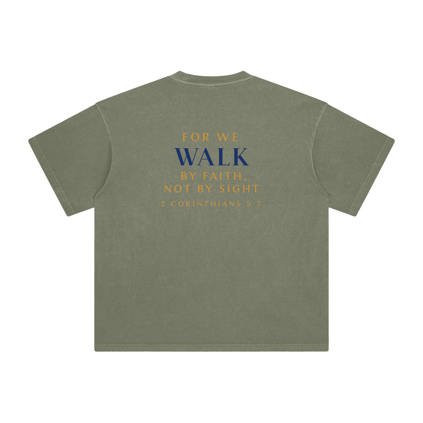 WALK Enzyme Washed T-Shirt