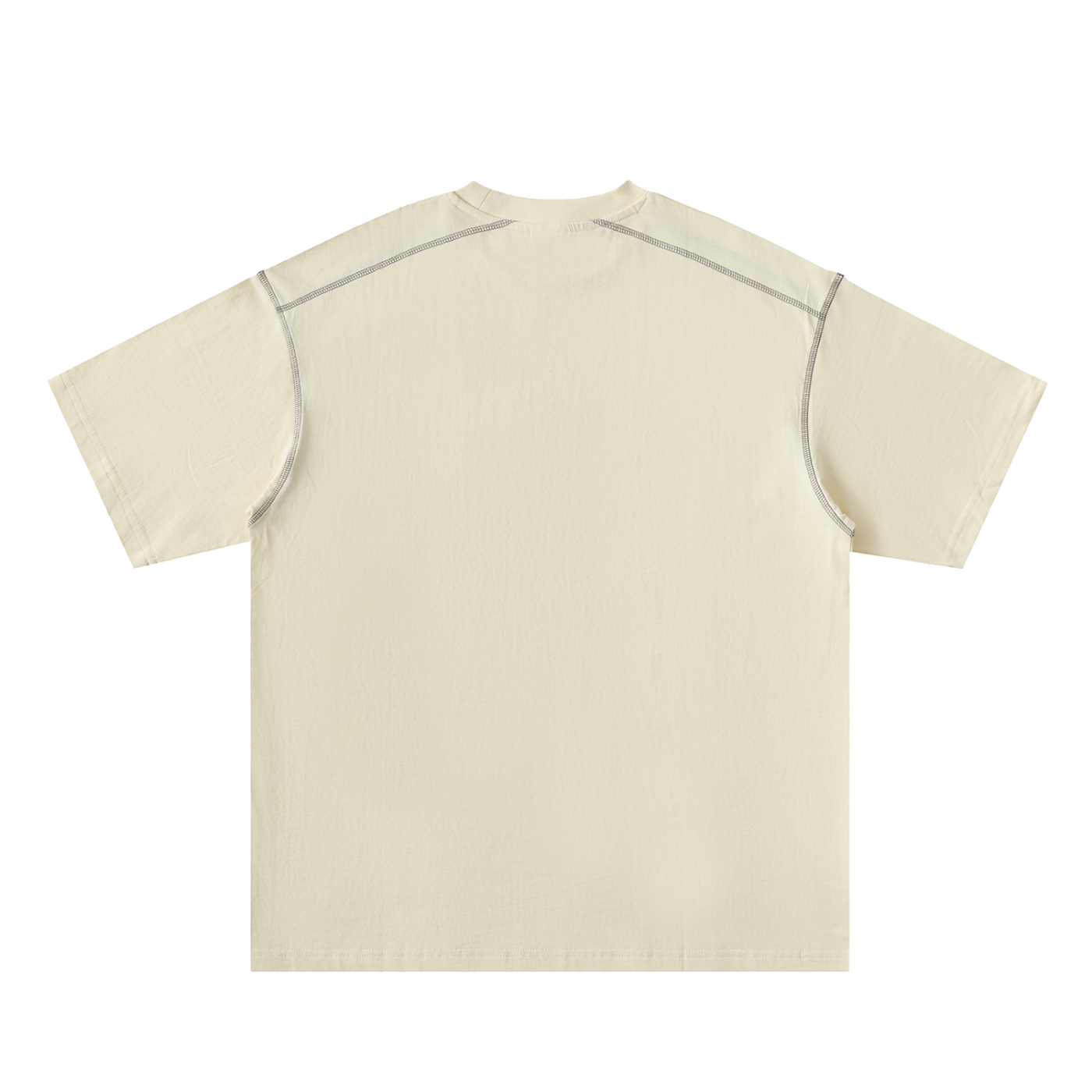 WALK Oversized Contrast-Stitched Cotton Tee
