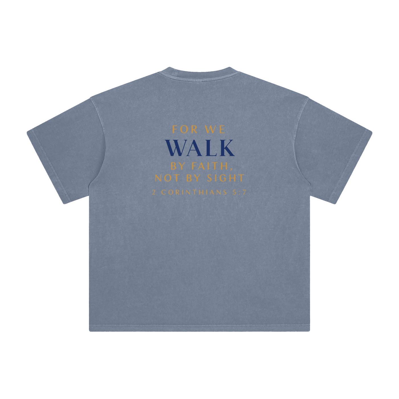 WALK Enzyme Washed T-Shirt