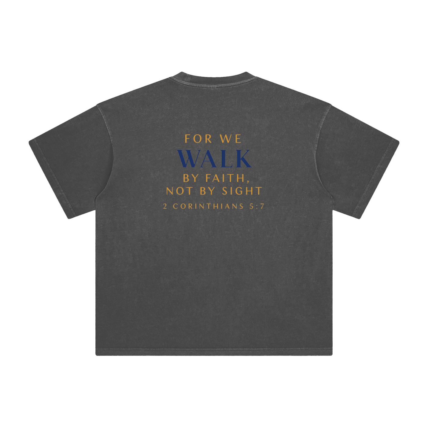 WALK Enzyme Washed T-Shirt