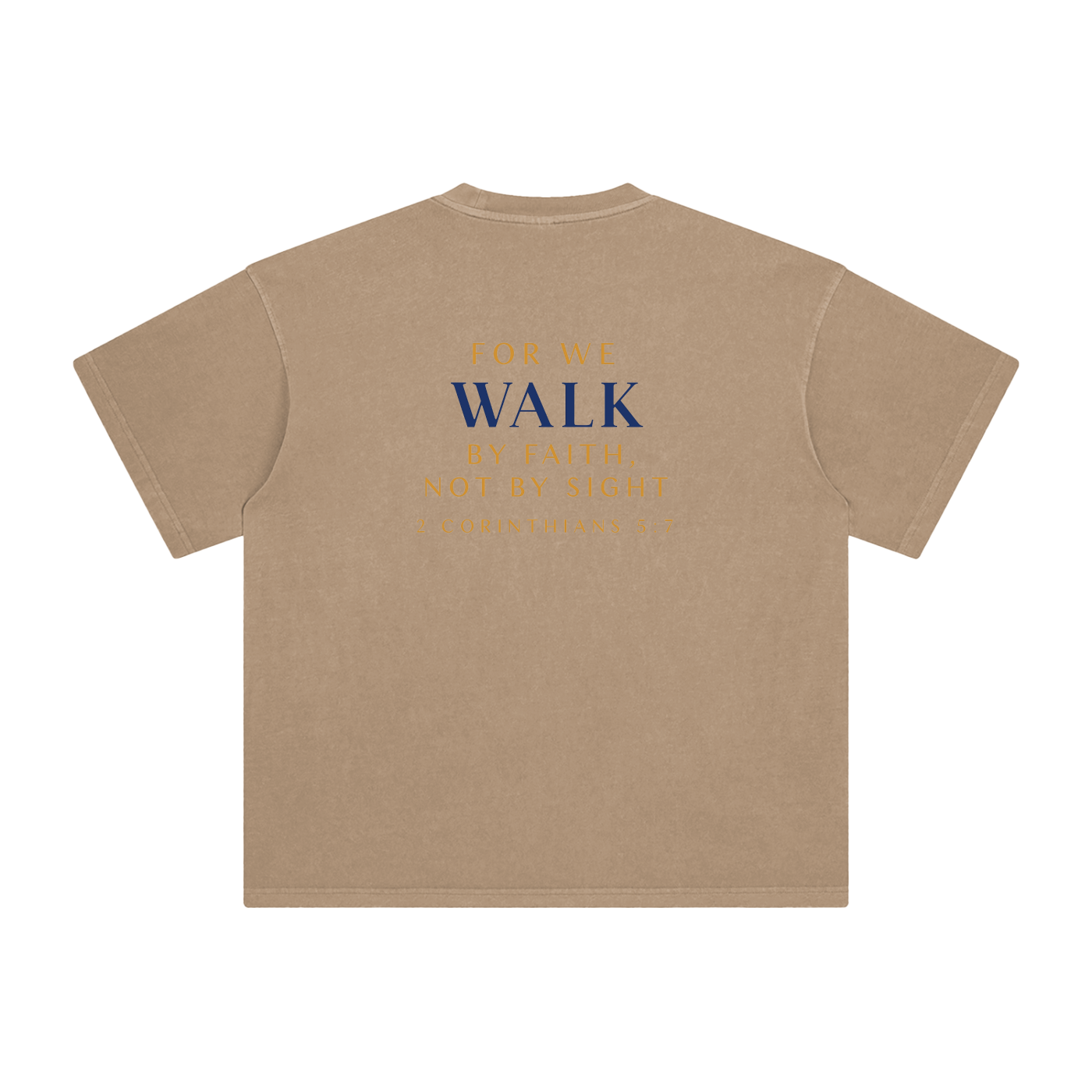 WALK Enzyme Washed T-Shirt