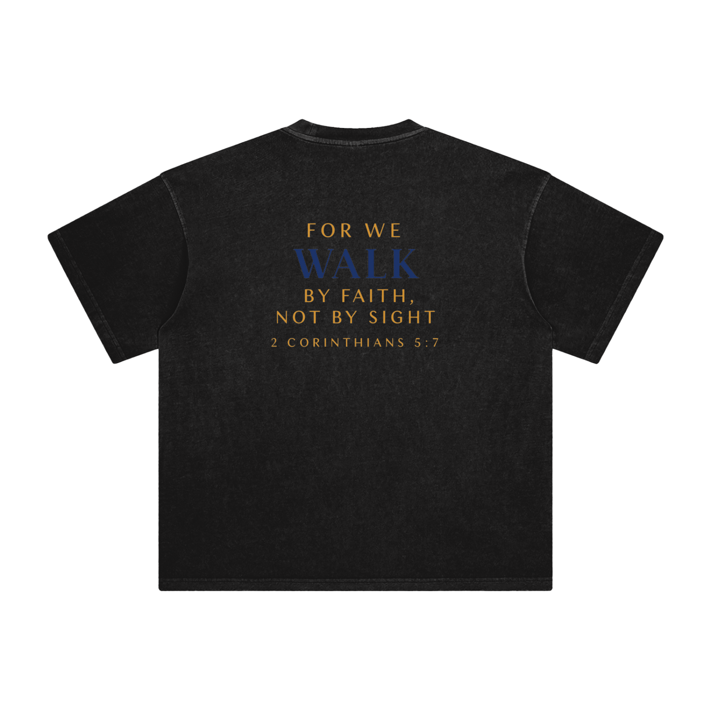 WALK Enzyme Washed T-Shirt