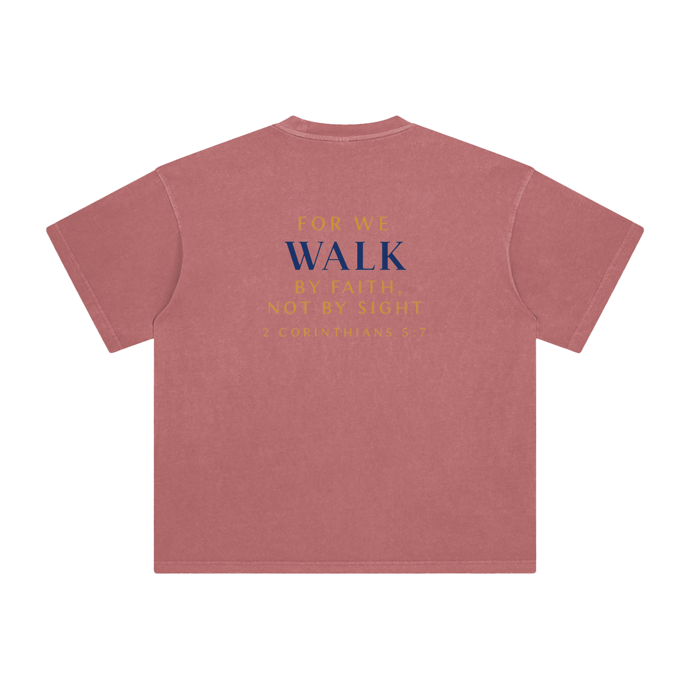 WALK Enzyme Washed T-Shirt