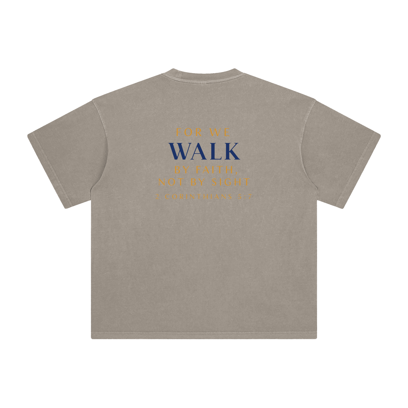 WALK Enzyme Washed T-Shirt