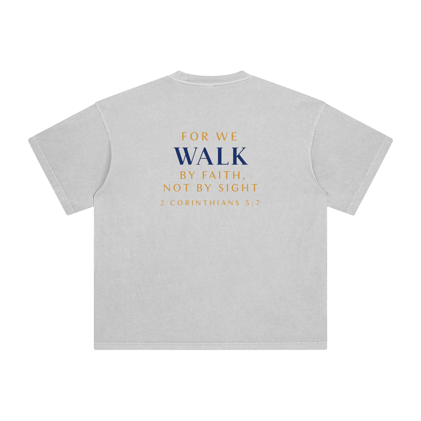 WALK Enzyme Washed T-Shirt